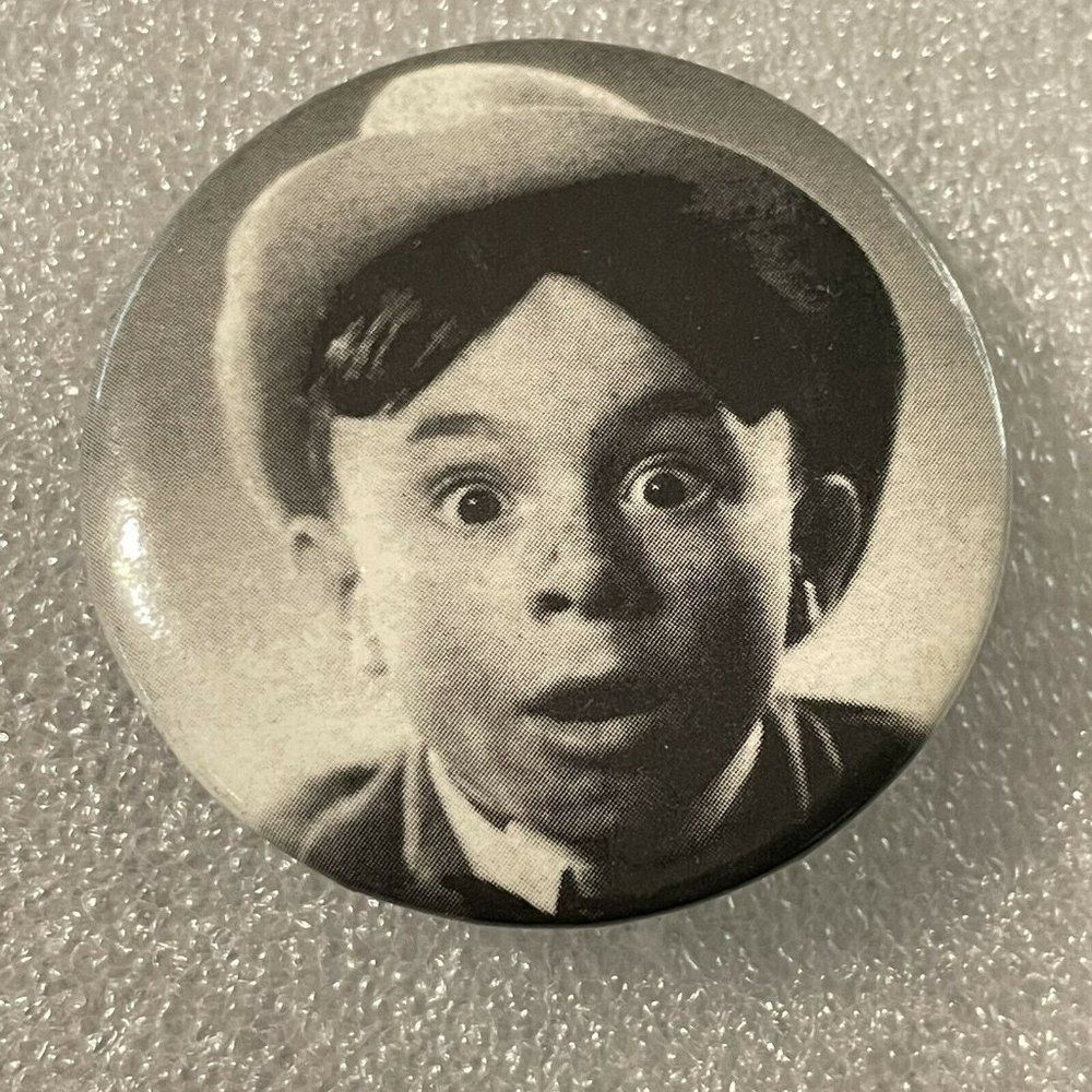Alfalfa Hat Surprised Little Rascals Badge Button Pinback Pin Badge Vintage 1993